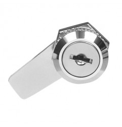 AMIG 17740   Cerradura buzón 4A   Ø18 x 16 x 42 mm   Acero   Niquelado