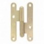 AMIG 17746  
 Pernio 405  
 95 x 52 x 2 mm  
 Acero  
 Latonado barnizado - Izquierda