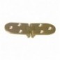 AMIG 17751  
 Bisagra 7  
 81 x 31 x 2,5 mm  
 Latón  
 Mate