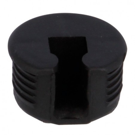 AMIG 17769  
 Soporte oculto fijación estantes 41  
 M6 - Ø20 x 12 mm  
 Plástico  
 Negro