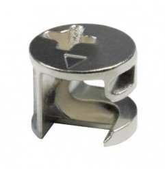 AMIG 17771  
 Excéntrica 30  
 Ø12 x 10 x 5,5 mm  
 Zamak  
 Niquelado