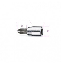 900PH 3 Vaso de 1/4&quot, con punta Phillips&reg,, cromado