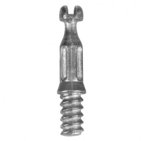 AMIG 17776  
 Enganche excéntrica 50  
 Ø6 x 20 x 9,5 mm  
 Zamak  
 Zincado