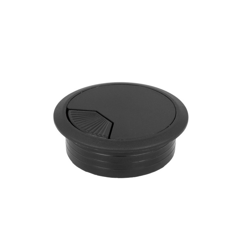 AMIG 17784  
 Tapón pasacables 140  
 Ø60 x 20 mm  
 Plástico  
 Negro