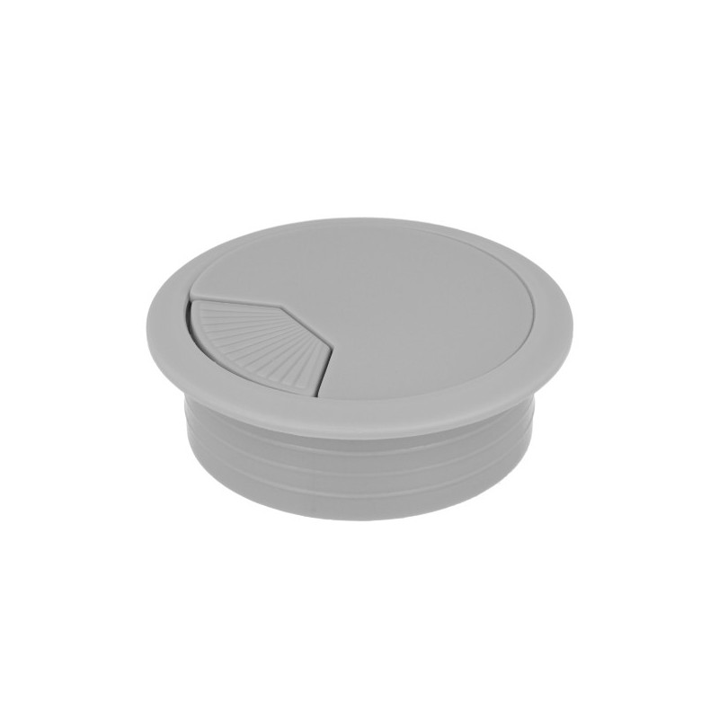 AMIG 17785  
 Tapón pasacables 140  
 Ø60 x 20 mm  
 Plástico  
 Gris