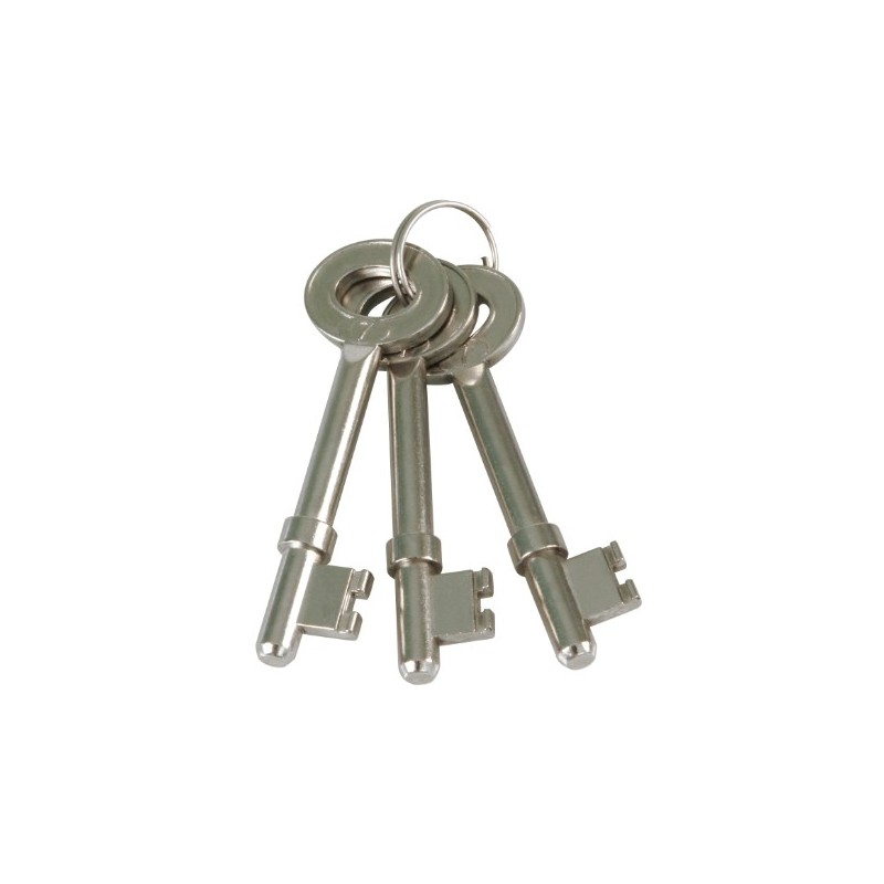 AMIG 17809  
 Llave pestillo 2450  
 50/70 mm  
 Latón  
 Niquelado