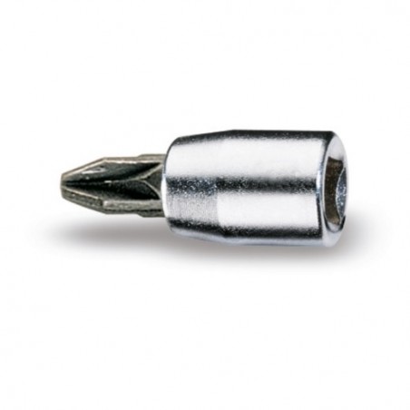 900 PZ3 Vaso de 1/4&quot, con punta Pozidriv&reg,-Supadriv&reg,, cromado