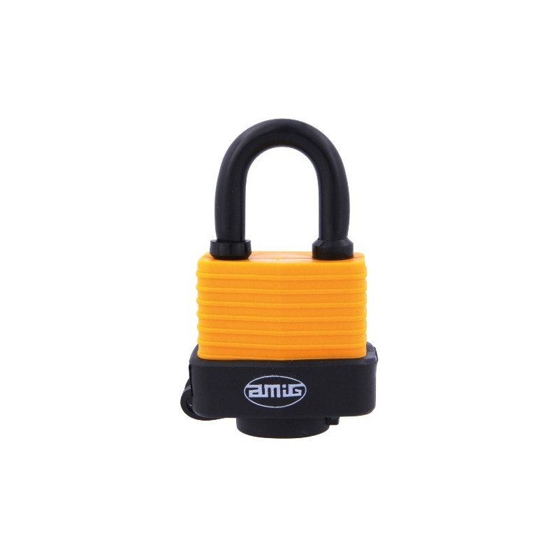 AMIG 17834  
 Candado 51  
 50 mm  
 Acero  
 Amarillo