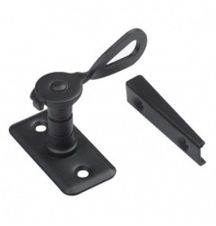 AMIG 17843  
 Aldabilla 12  
 50 x 25 x 33/15 mm  
 Acero  
 Negro