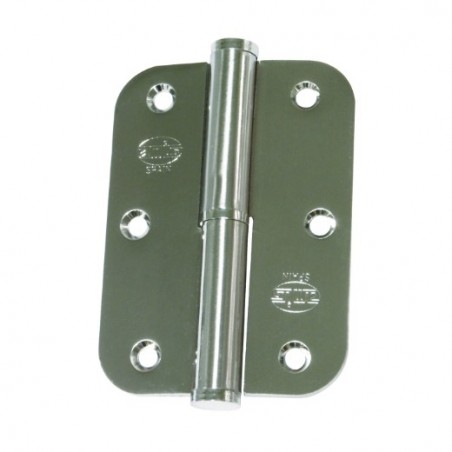 AMIG 17896  
 Pernio 423  
 90 x 65 x 2,5 mm  
 Acero  
 Cromado mate - Izquierda