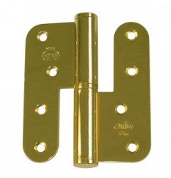 AMIG 17902  
 Pernio 425  
 100 x 88 x 3 mm  
 Acero  
 Latonado barnizado - Izquierda