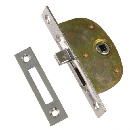 AMIG 17937  
 Falleba de embutir 21  
 100 x 42 mm  
 Acero  
 Cromado brillo