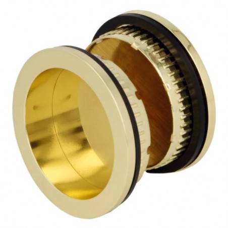 AMIG 17940  
 Tirador 1622  
 Ø58 mm  
 Zamak  
 Latonado barnizado