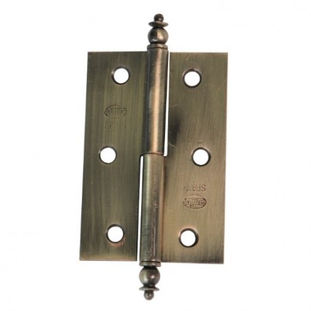 AMIG 18042  
 Bisagra 541  
 80 x 51 x 1,2 mm  
 Acero  
 Cuero - Derecha