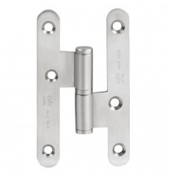 AMIG 18060  
 Pernio 409  
 100 x 58 x 2 mm  
 Acero inoxidable 18/8  
 Mate - Izquierda
