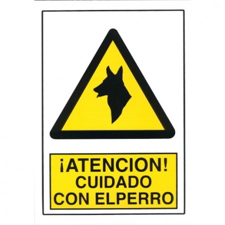 AMIG 18094  
 Señal peligro 10030  
 210 x 300 mm  
 Polietileno