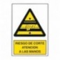 AMIG 18101  
 Señal peligro 10030  
 300 x 450 mm  
 Polietileno
