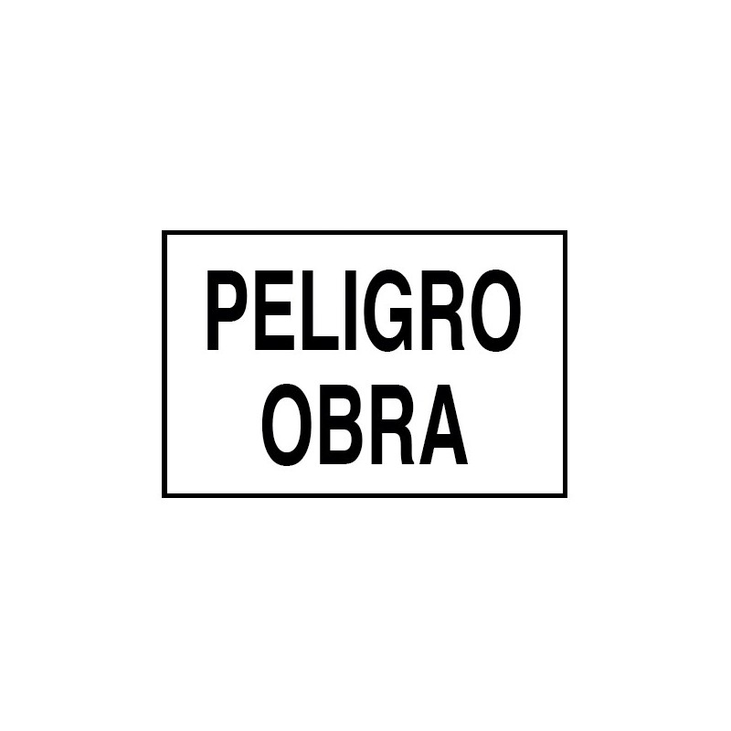 AMIG 18110  
 Señal peligro 10030  
 300 x 450 mm  
 Polietileno