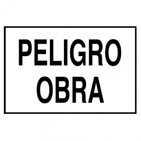 AMIG 18110  
 Señal peligro 10030  
 300 x 450 mm  
 Polietileno