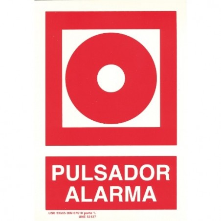 AMIG 18122  
 Señal incendios luminiscente 10050  
 210 x 300 mm  
 Polietileno