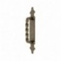 AMIG 18431  
 Manillón con placa 100  
 280 x 45 mm  
 Placa de acero, Tirador de zamak  
 Cuero