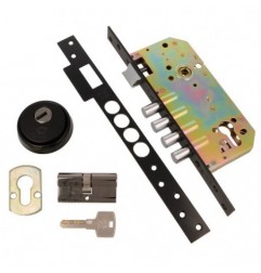 AMIG 18456  
 Cerradura 100  
 50/85  
 Acero  
 Negro