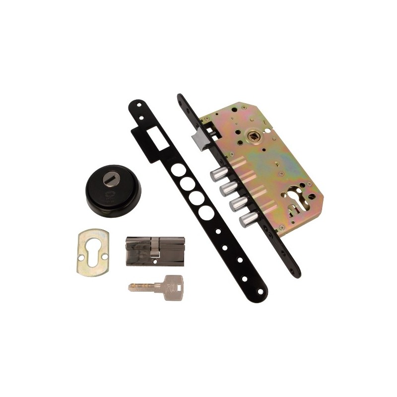 AMIG 18457  
 Cerradura 101  
 50/85  
 Acero  
 Negro
