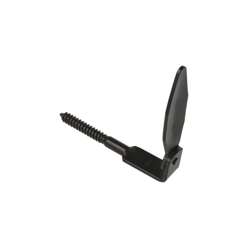 AMIG 18481  
 Retenedor contraventana 2  
 100 x 123 mm  
 Acero  
 Negro