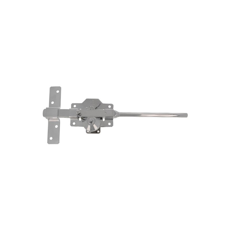 AMIG 18483  
 Cerrojo de seguridad 2 LR  
 105 x 170 mm  
 Acero  
 Cromado brillo