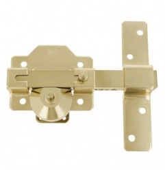 AMIG 18485  
 Cerrojo de seguridad 1E  
 88 x 153 mm  
 Acero  
 Oro