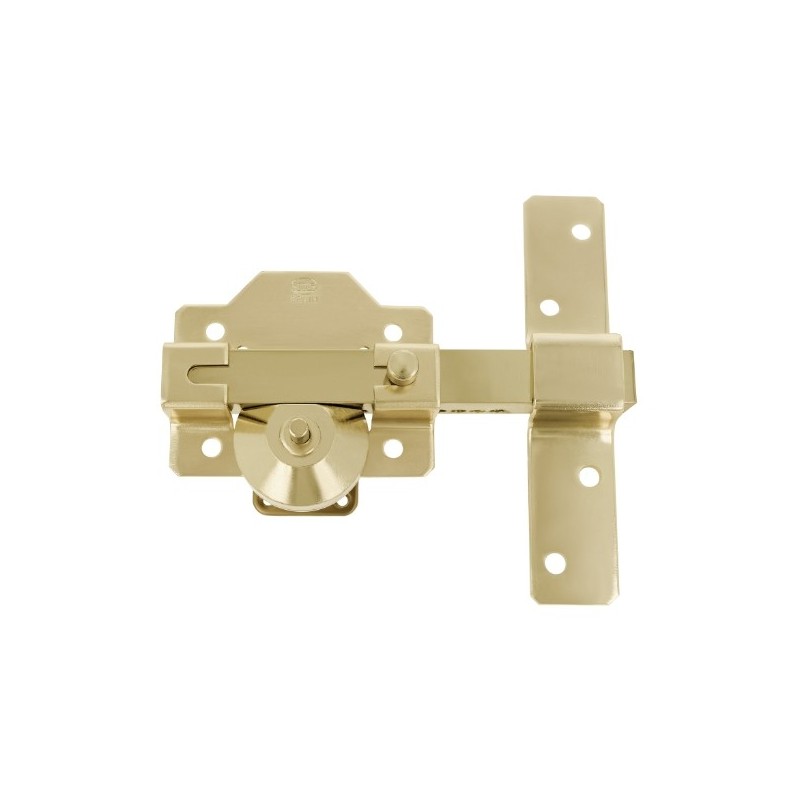 AMIG 18485  
 Cerrojo de seguridad 1E  
 88 x 153 mm  
 Acero  
 Oro