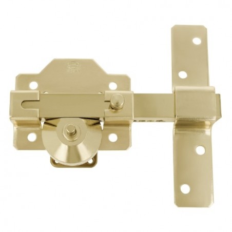 AMIG 18485  
 Cerrojo de seguridad 1E  
 88 x 153 mm  
 Acero  
 Oro