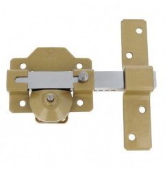 AMIG 18487  
 Cerrojo de seguridad 1E  
 88 x 153 mm  
 Acero  
 Martelé