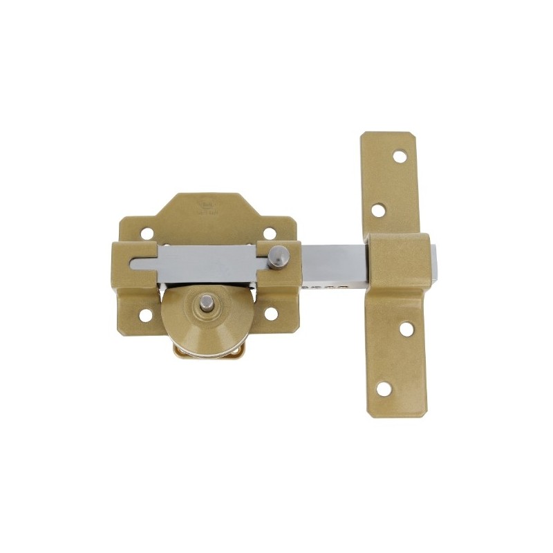 AMIG 18487  
 Cerrojo de seguridad 1E  
 88 x 153 mm  
 Acero  
 Martelé