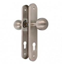 AMIG 18530  
 Pomo giratorio 11GPB85  
 245 x 45 mm  
 Acero inoxidable 18/8  
 Mate