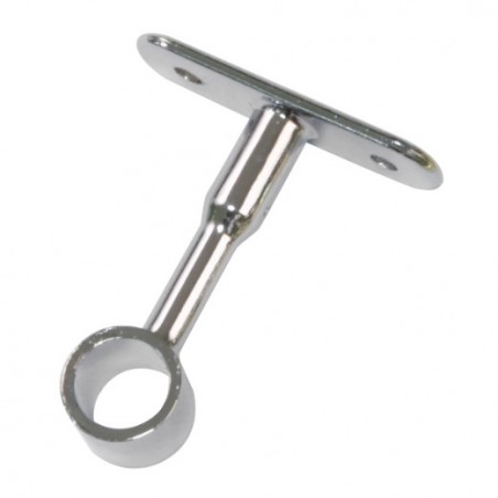 AMIG 18550  
 Soporte tubo armario 11  
 Ø12 x 58 mm  
 Zamak  
 Cromado brillo