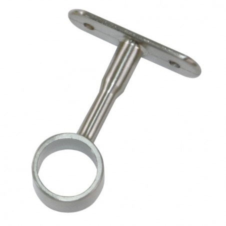AMIG 18560  
 Soporte tubo armario 11  
 Ø19 x 65 mm  
 Zamak  
 Níquel cepillado