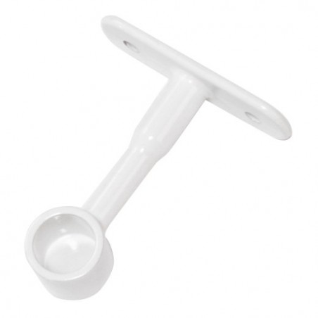 AMIG 18566  
 Soporte tubo armario 12  
 Ø16 x 62 mm  
 Zamak  
 Blanco