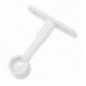 AMIG 18570  
 Soporte tubo armario 12  
 Ø19 x 65 mm  
 Zamak  
 Blanco