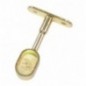 AMIG 18579  
 Soporte tubo armario 14  
 22 x 15 x 69 mm  
 Zamak  
 Latonado barnizado