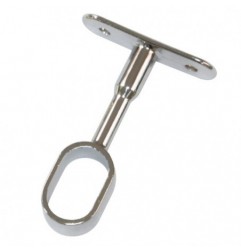 AMIG 18606  
 Soporte tubo armario 13  
 22 x 15 x 69 mm  
 Zamak  
 Cromado brillo