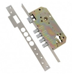 AMIG 18618  
 Cerradura 100 BASE  
 50/85  
 Acero  
 Cromado mate