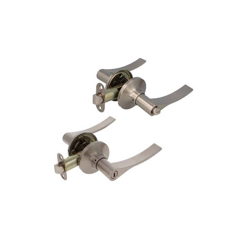 AMIG 18652  
 Manilla de puerta 712R  
 Zamak  
 Cromado mate - Izquierda