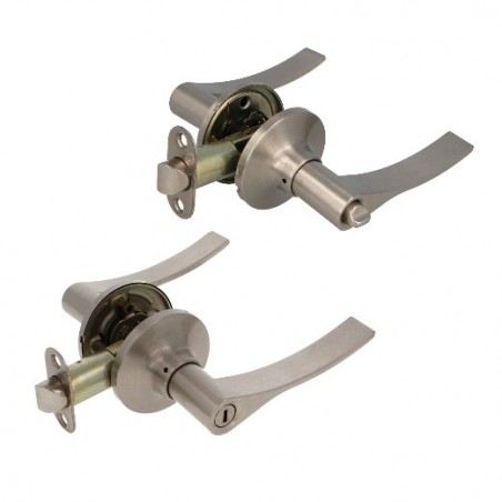 AMIG 18652  
 Manilla de puerta 712R  
 Zamak  
 Cromado mate - Izquierda
