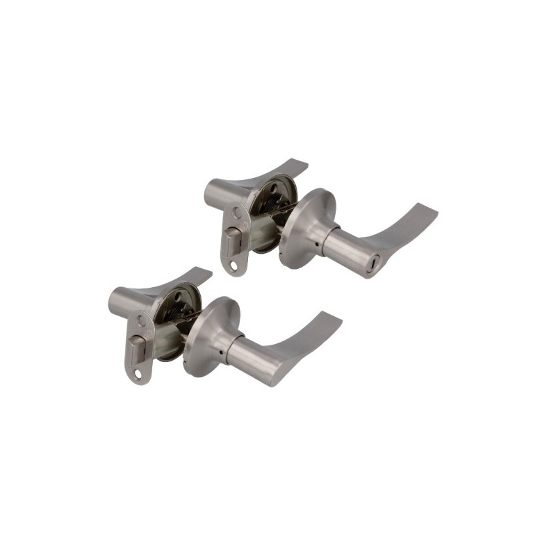 AMIG 18654  
 Manilla de puerta 713R  
 Zamak  
 Cromado mate - Izquierda