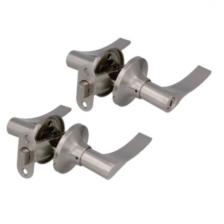 AMIG 18654  
 Manilla de puerta 713R  
 Zamak  
 Cromado mate - Izquierda