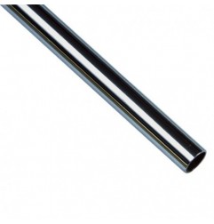 AMIG 18710  
 Tubo armario 7  
 Ø19 x 0,8 mm  
 Acero  
 Cromado brillo