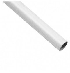 AMIG 18713  
 Tubo armario 7  
 Ø19 x 0,8 mm  
 Acero  
 Blanco