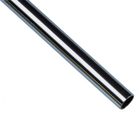 AMIG 18714  
 Tubo armario 7  
 Ø19 x 0,8 mm  
 Acero  
 Cromado brillo