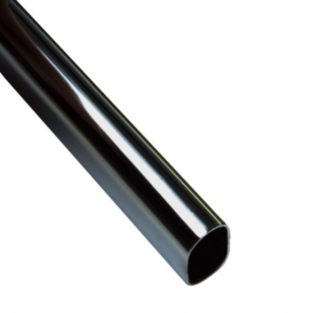 AMIG 18730  
 Tubo armario ovalado 9  
 25 x 15 x 0,8 mm  
 Acero  
 Cromado brillo